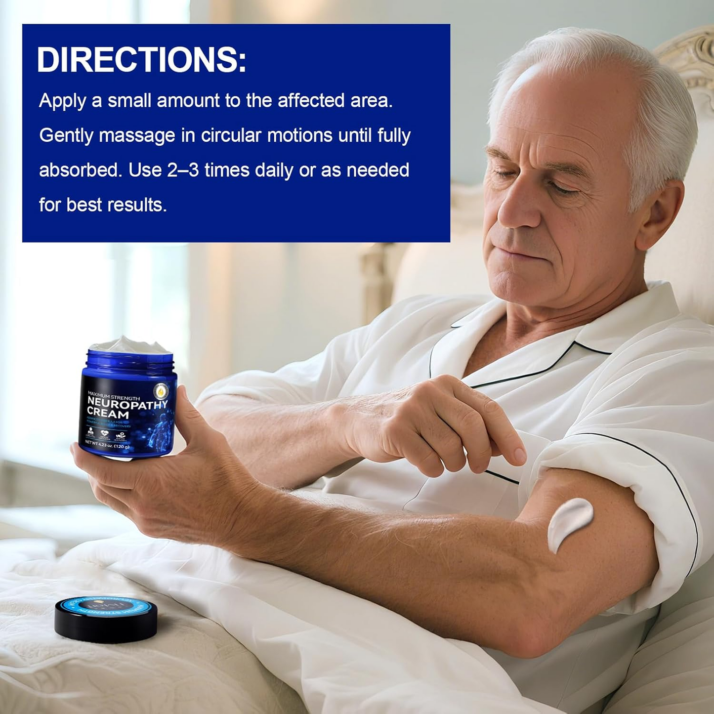 Neuropathy Care Cream – Extra Strength Plant-Based Comfort Cream (4oz)